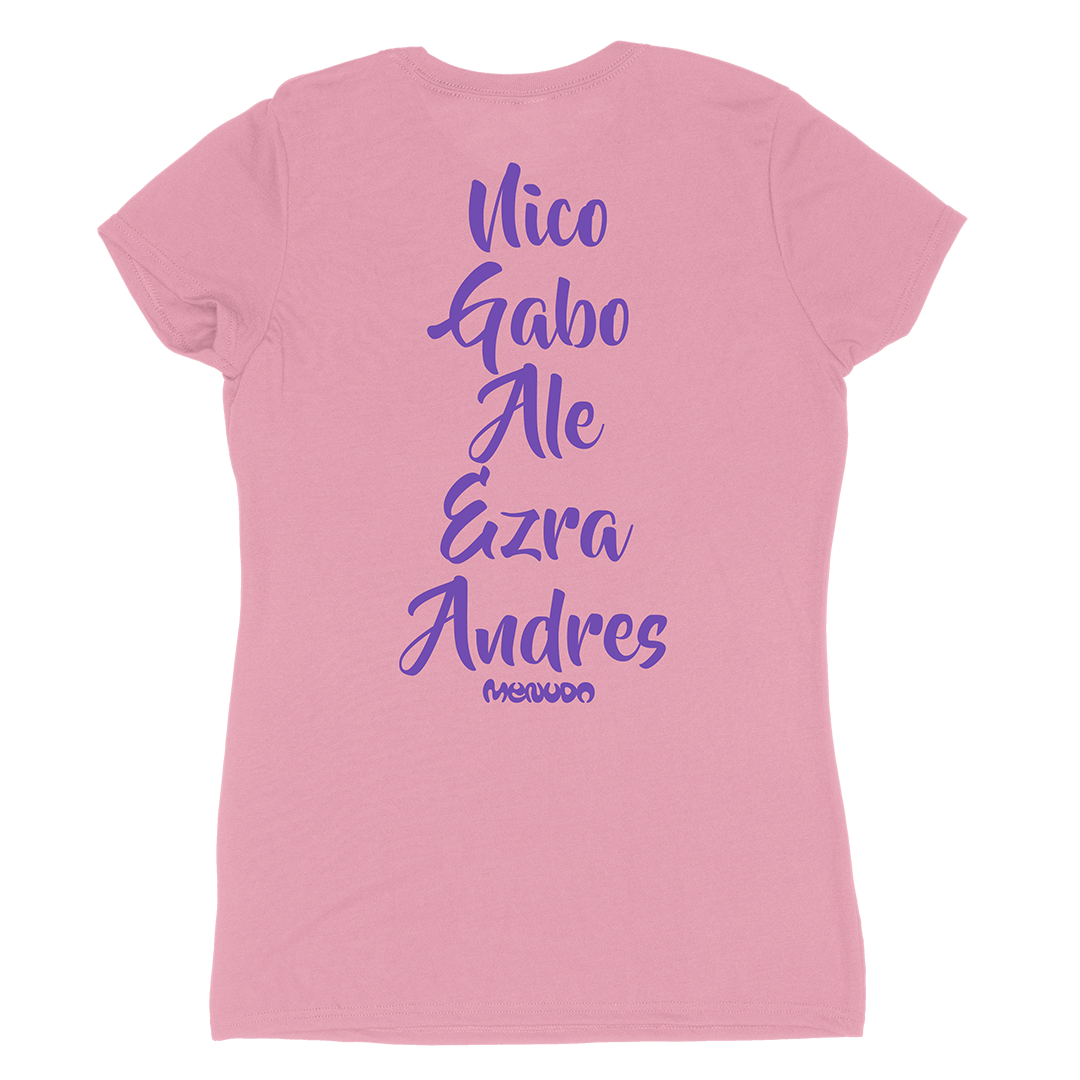 "Party En California" Junior T-Shirt in Pink