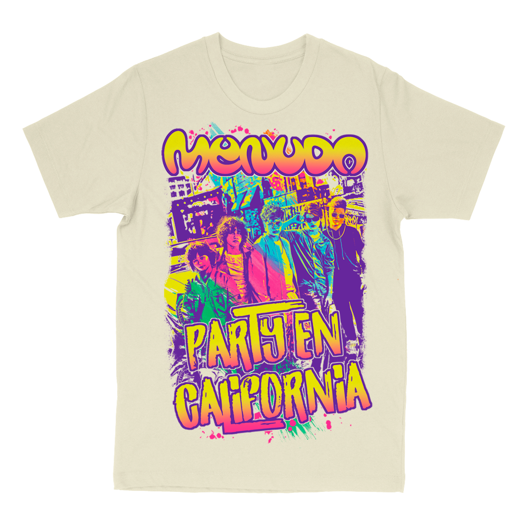 "Party En CA" T-Shirt in Natural